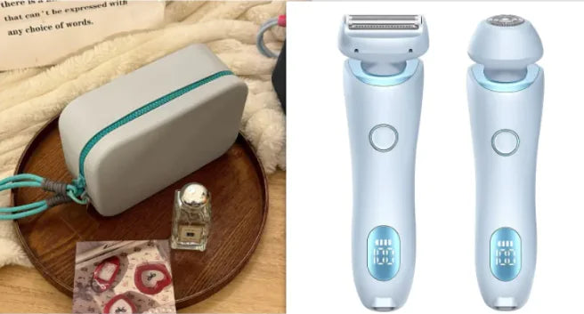 2-in-1 USB Rechargeable Hair Removal Trimmer