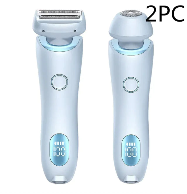 2-in-1 USB Rechargeable Hair Removal Trimmer