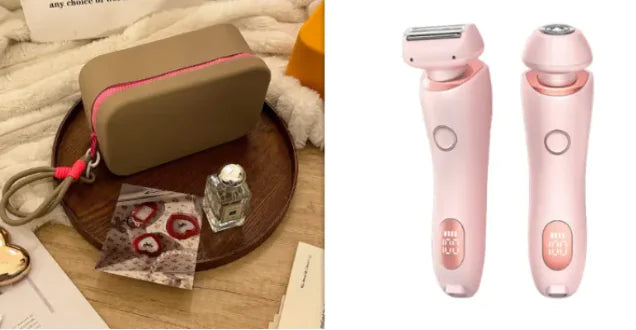 2-in-1 USB Rechargeable Hair Removal Trimmer