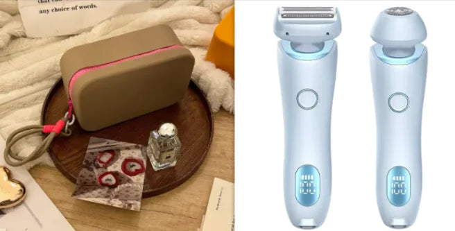 2-in-1 USB Rechargeable Hair Removal Trimmer